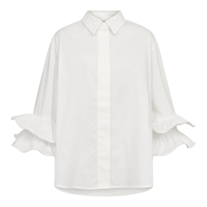 HalenCC Flare Shirt White
