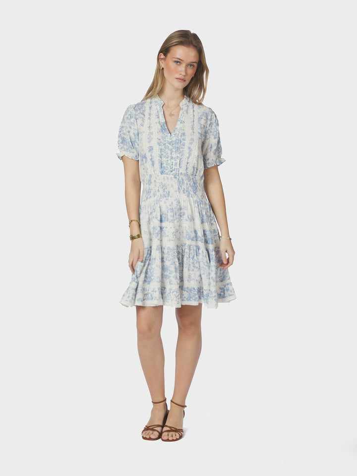 Constance Porcelain Dress  Light Blue