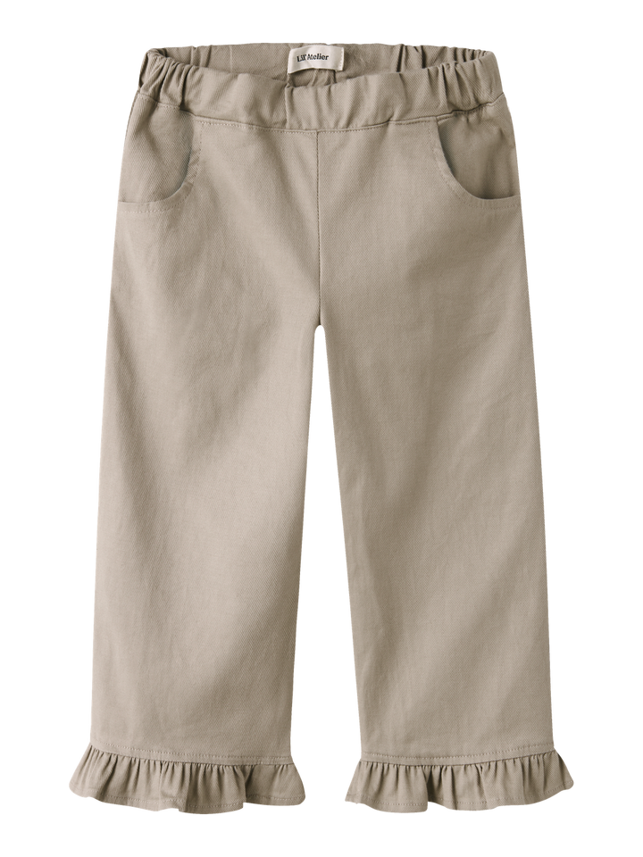 Doreen Wide Twi Pant  Lysegrå