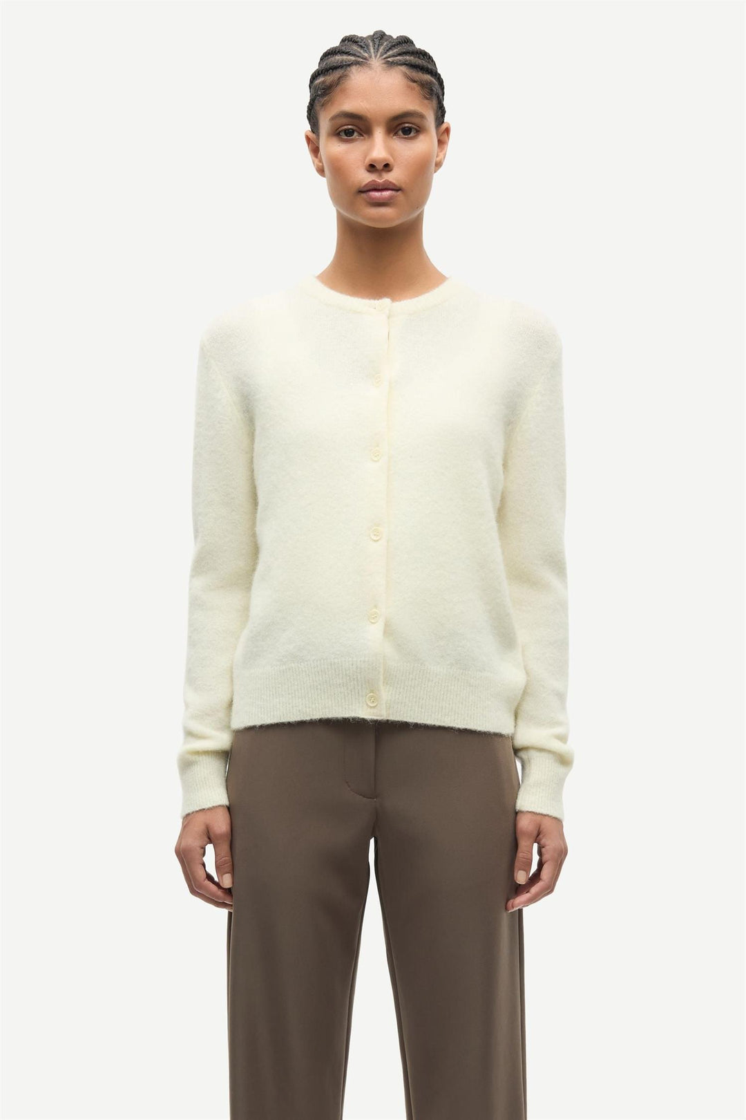 Nor Short Cardigan  Ethereal Green