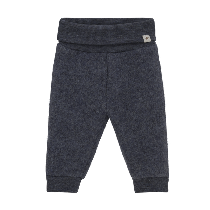 Pants Wool Fleece Ombre Blue Melange