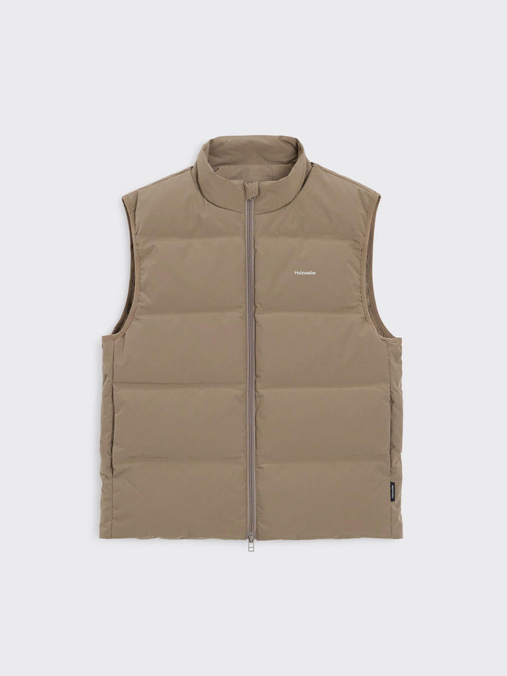 Daff Down Vest  Dk Sand