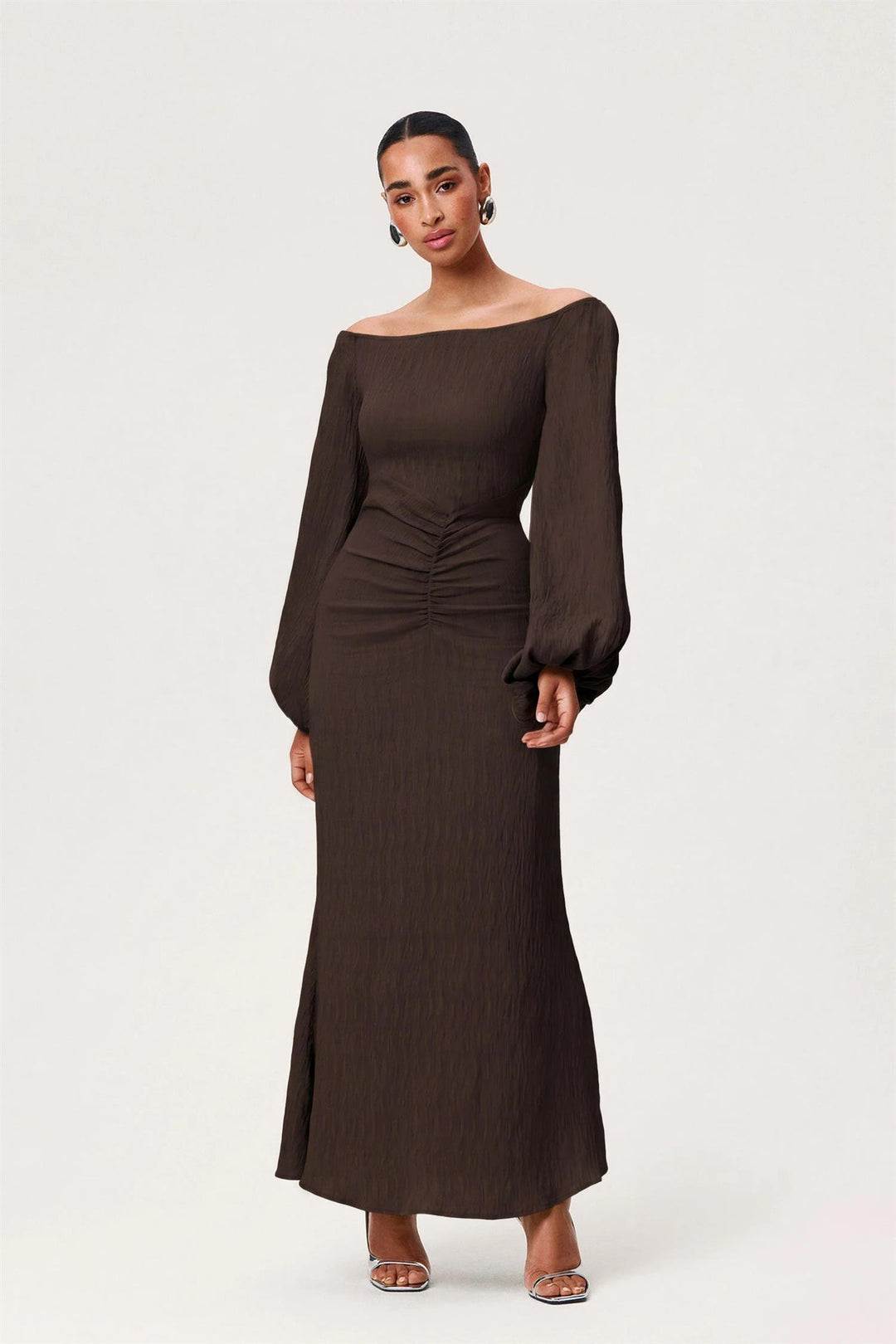 Reno Maxi Dress  Brown