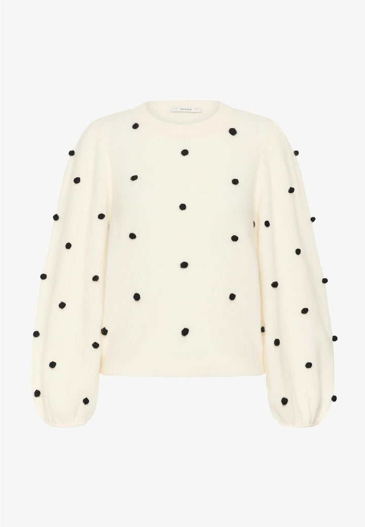 GZALPHA DOT PULLOVER  Ivory