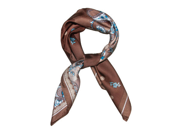 skjerf paisley &prikker  Rust