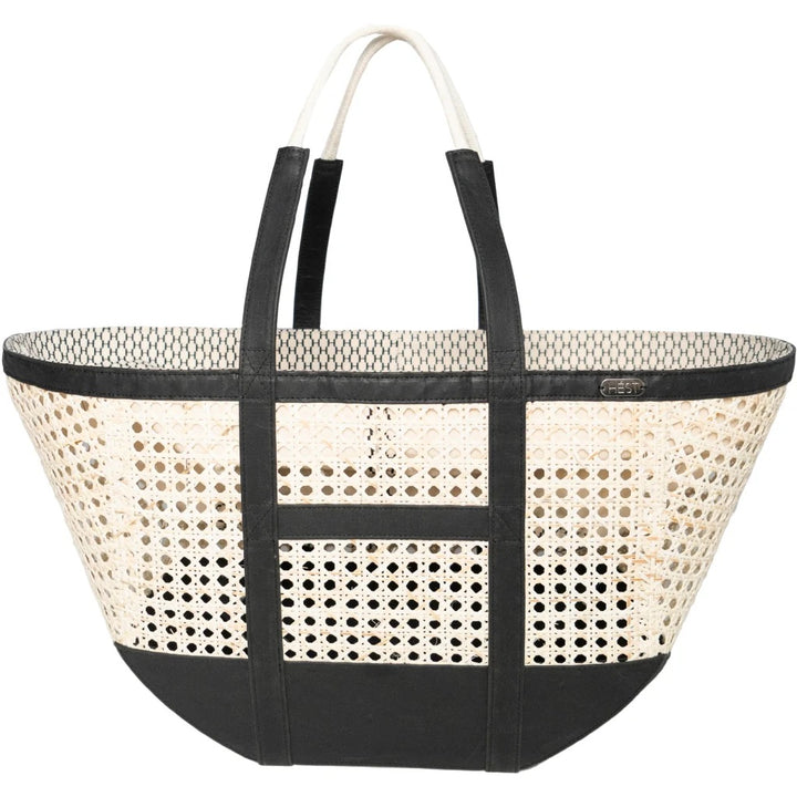 RATTAN BAG  Jet Black