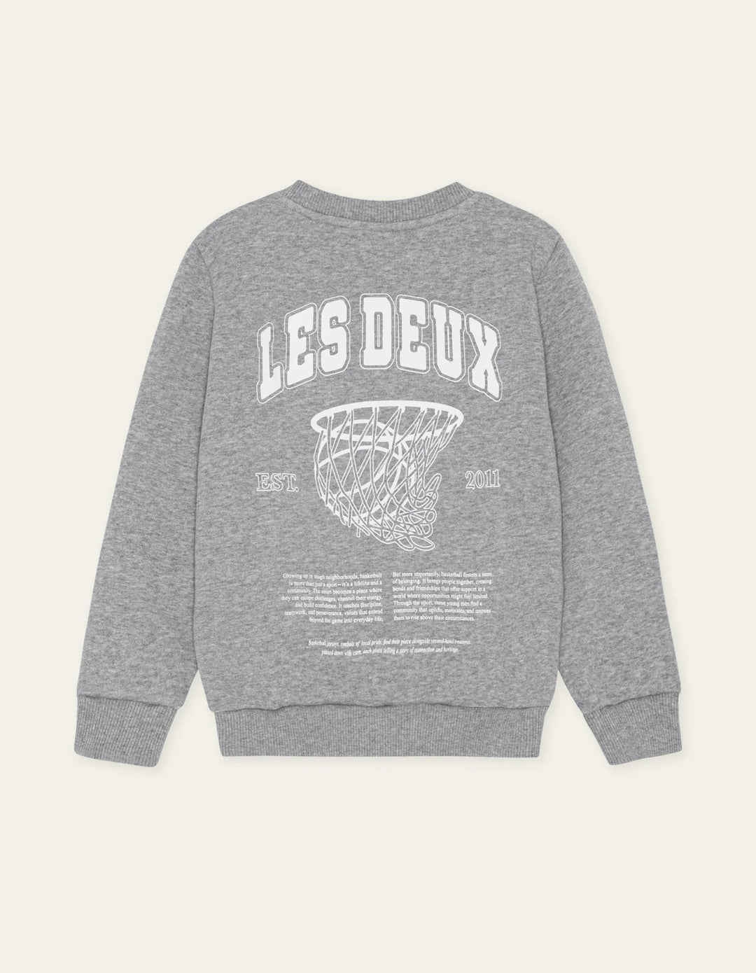 Hoop Sweatshirt KIDS  Grey Melange