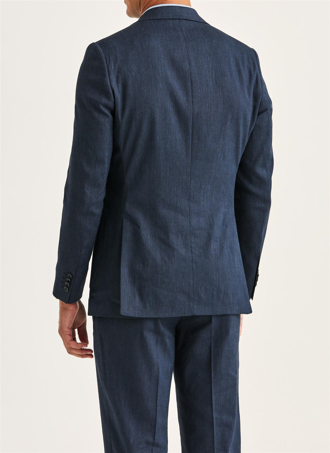 Morris Linen Suit Jacket  Navy