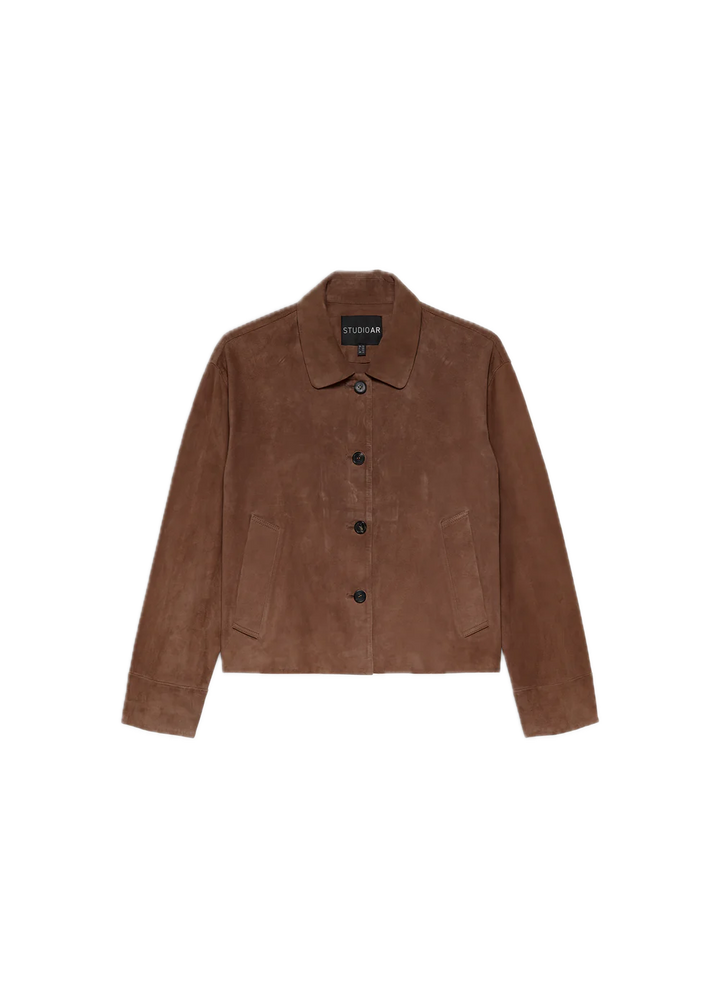 Elaine Goat Suede  Marrone