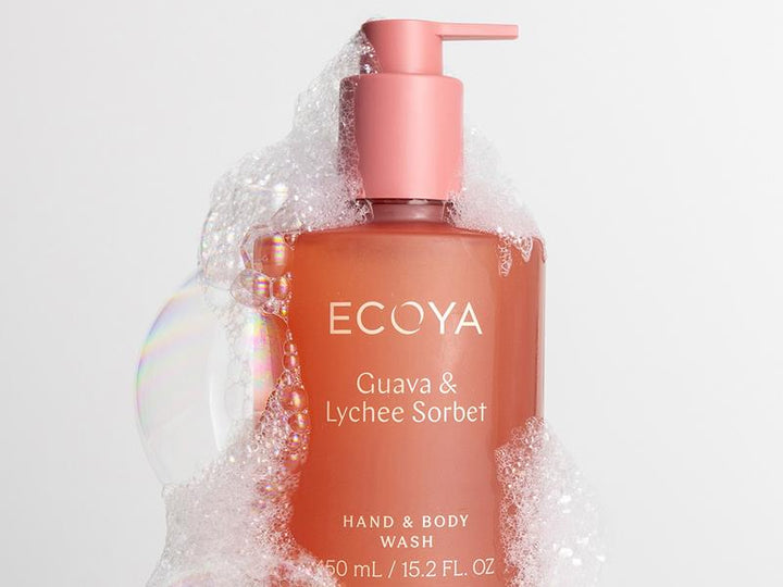 Hand & Body Wash 450ml  Guava & Lychee Sorbet