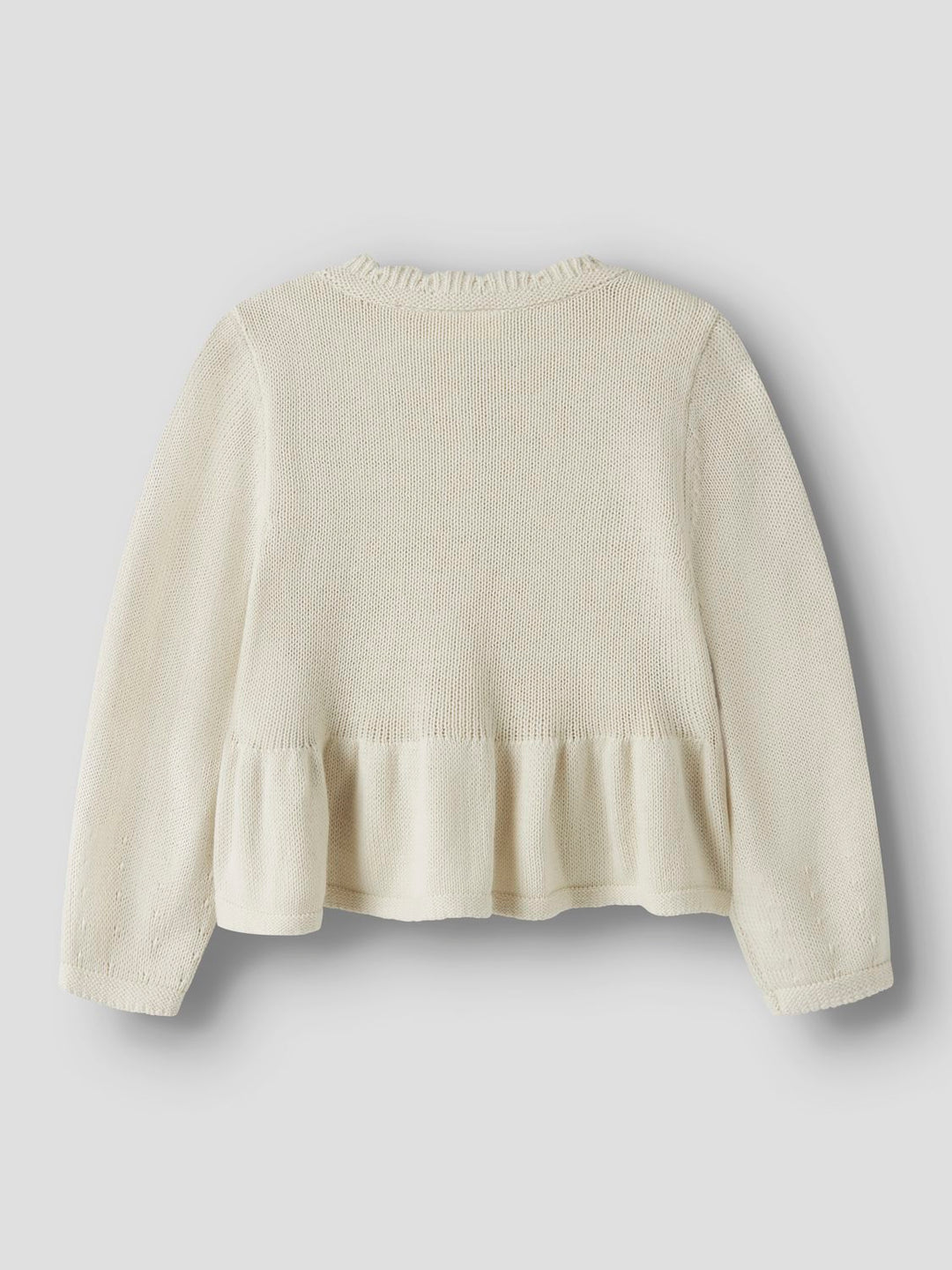 Ramla Rir Ls Short Knit Card Offwhite