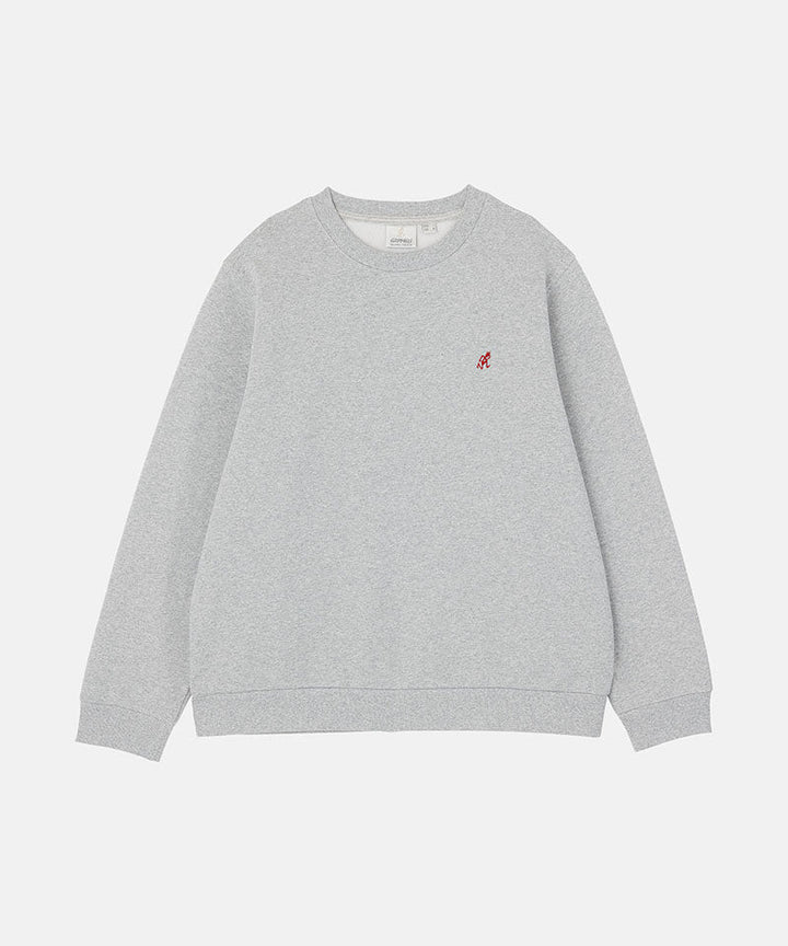 ONE POINT CREW SWEATSHIRT  Grey Heather