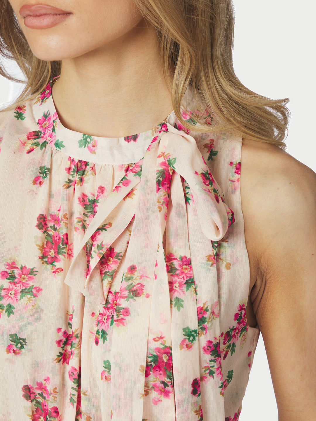 Marli Amazing Chiffon Rose Dress  Rose