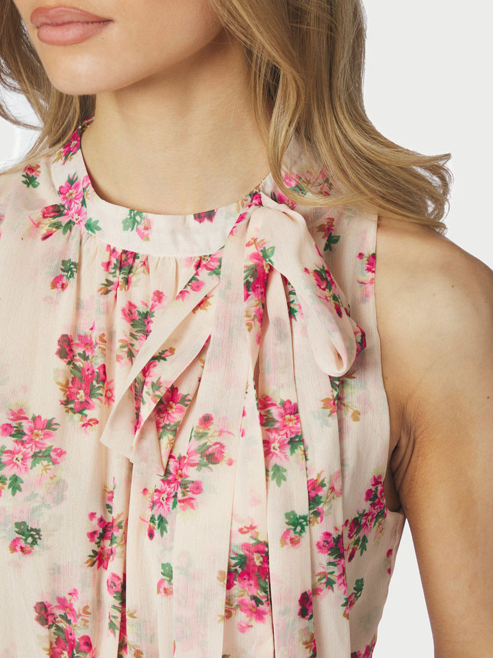 Marli Amazing Chiffon Rose Dress  Rose