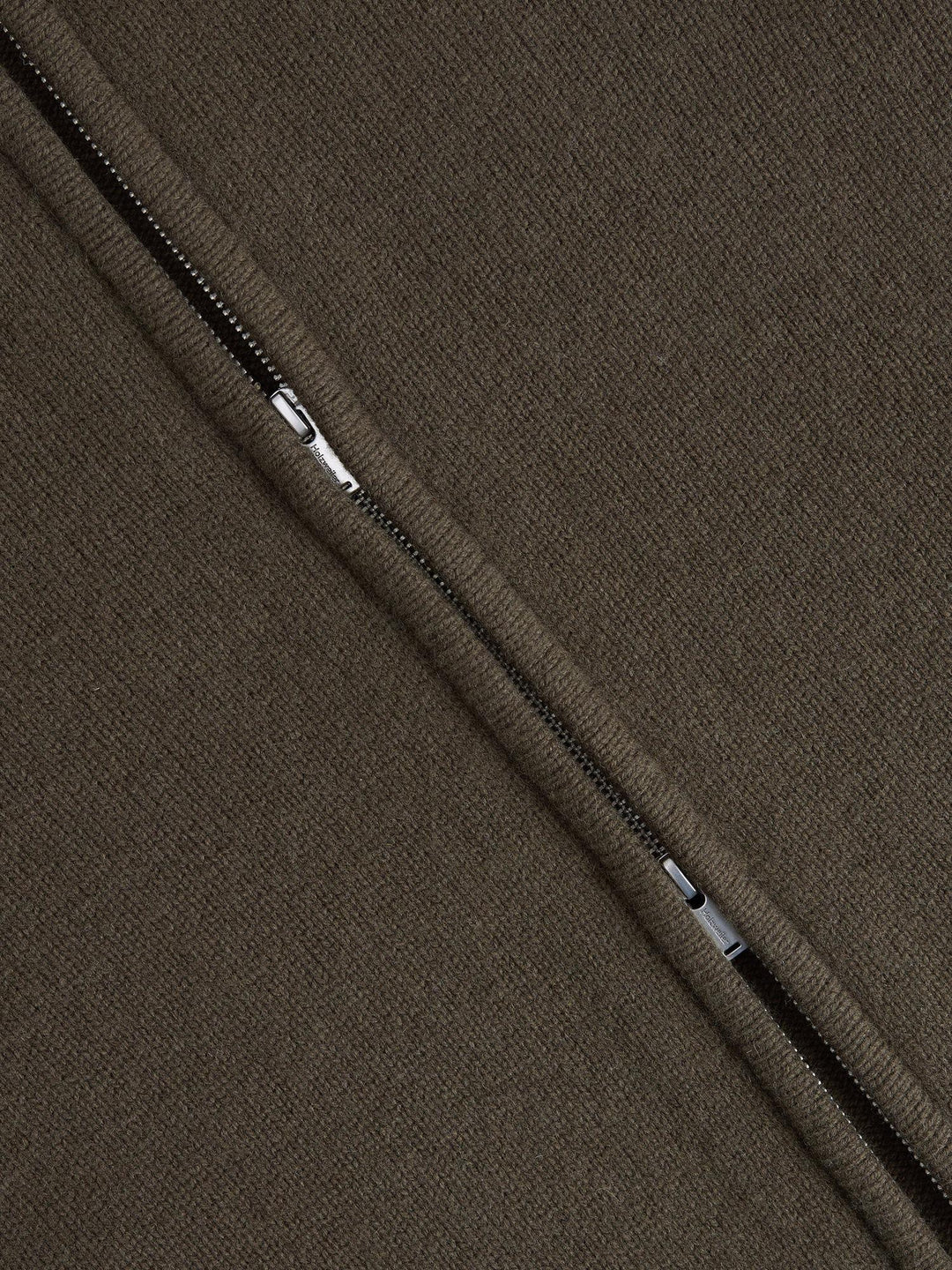 Andreas Zip-Up Cardigan  Dk. Green