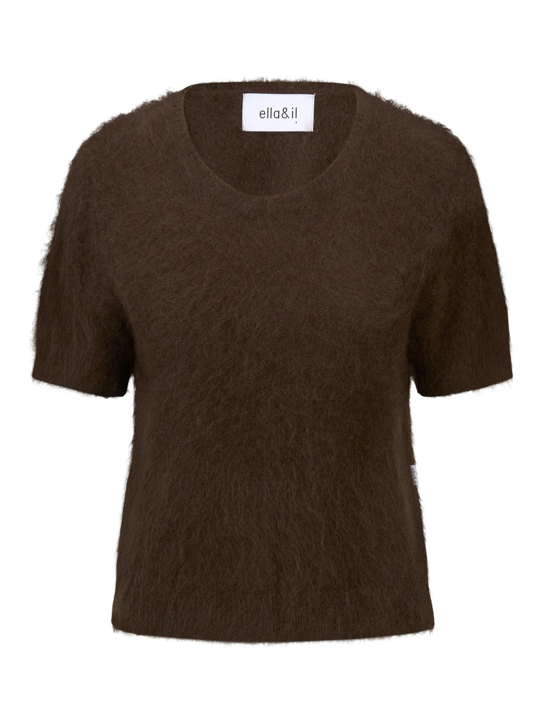Emmy Brushed Tee  Brown