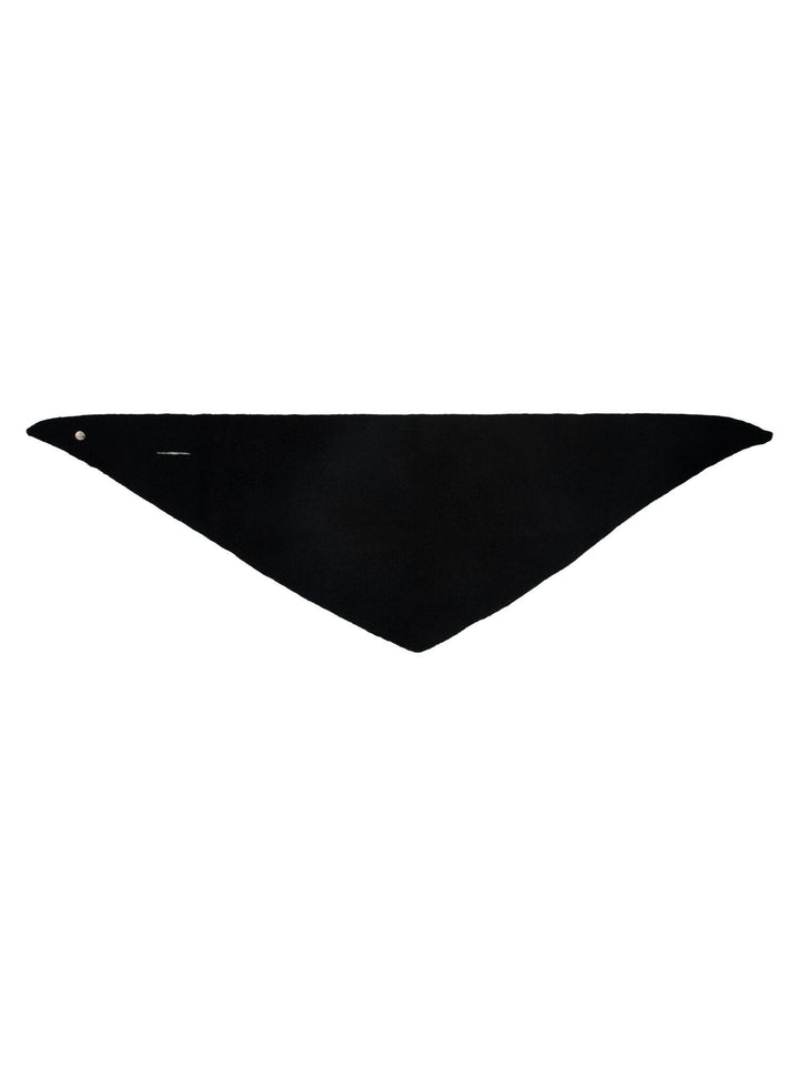 Skjerf triangel m/knyting  Sort
