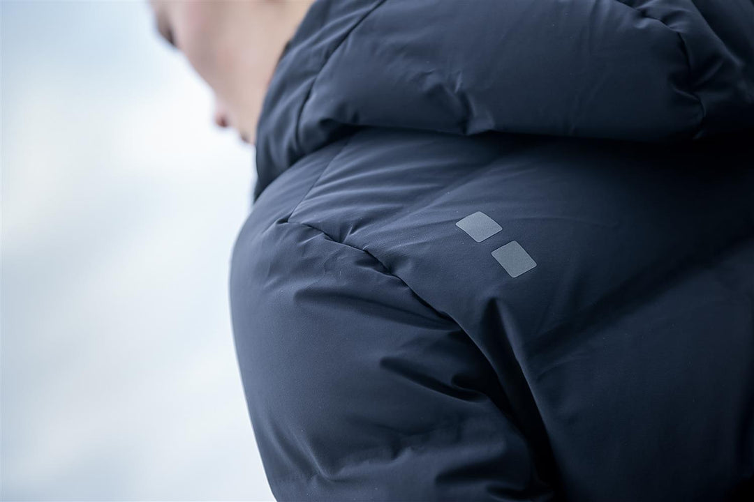 W Enigma Parka Down Collar  Black