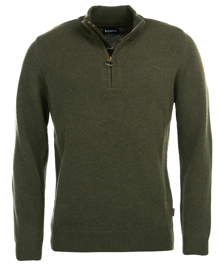 Barbour Holden Half Zip  Olive Marl