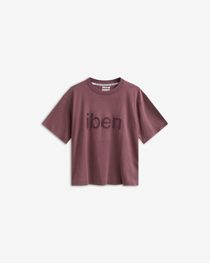ROCKY TEE  Washed Burgundy