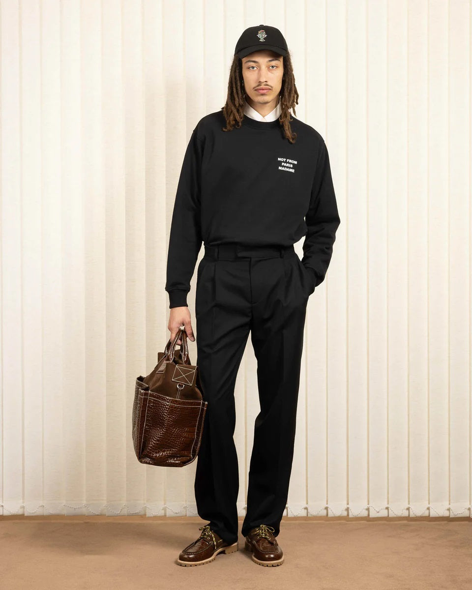 Le Sweatshirt Slogan  Black