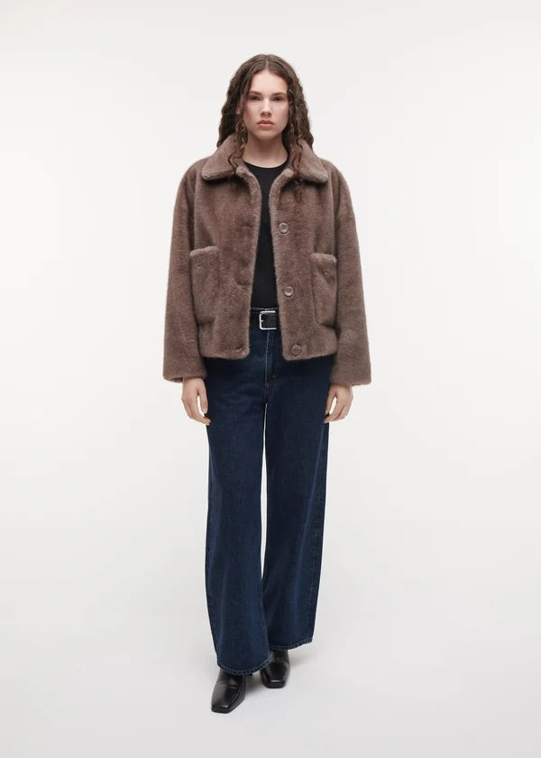Faje Faux Mink  Pepple