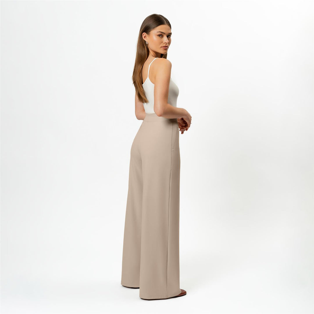 Asana Wide Pant 32"L  Tan