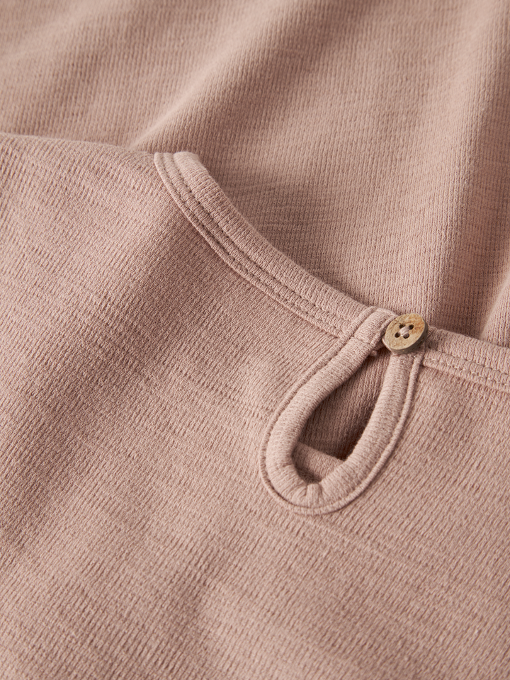 Berry Ls Loose Top  Lysebrun