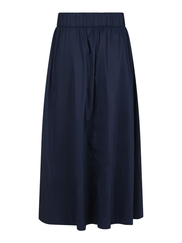 YARA POPLIN SKIRT  Navy
