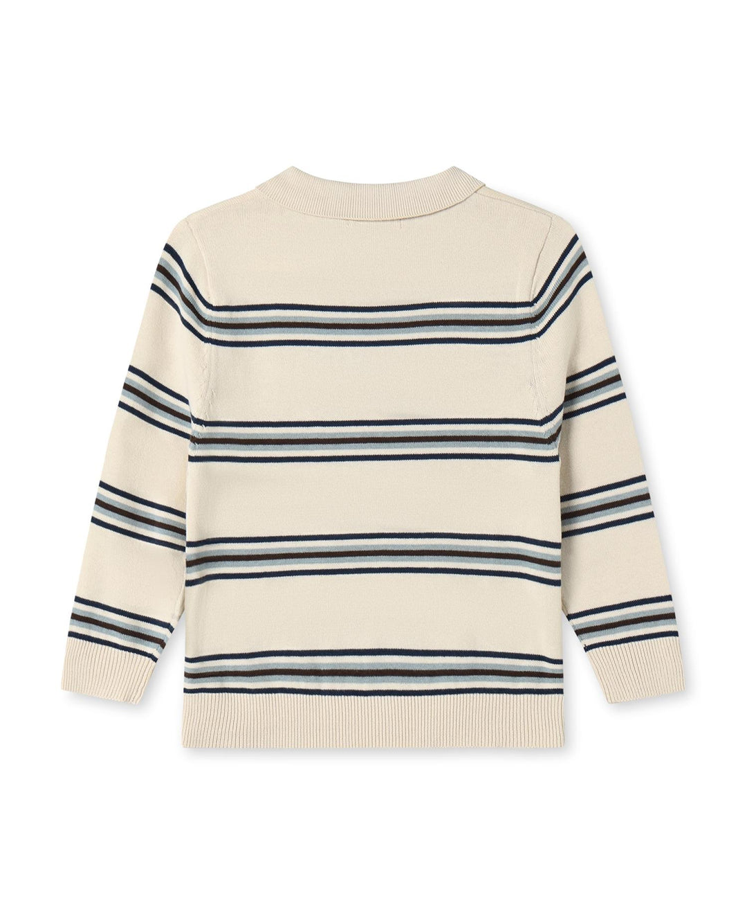 BENNY LS POLO  Sandshell Stripe