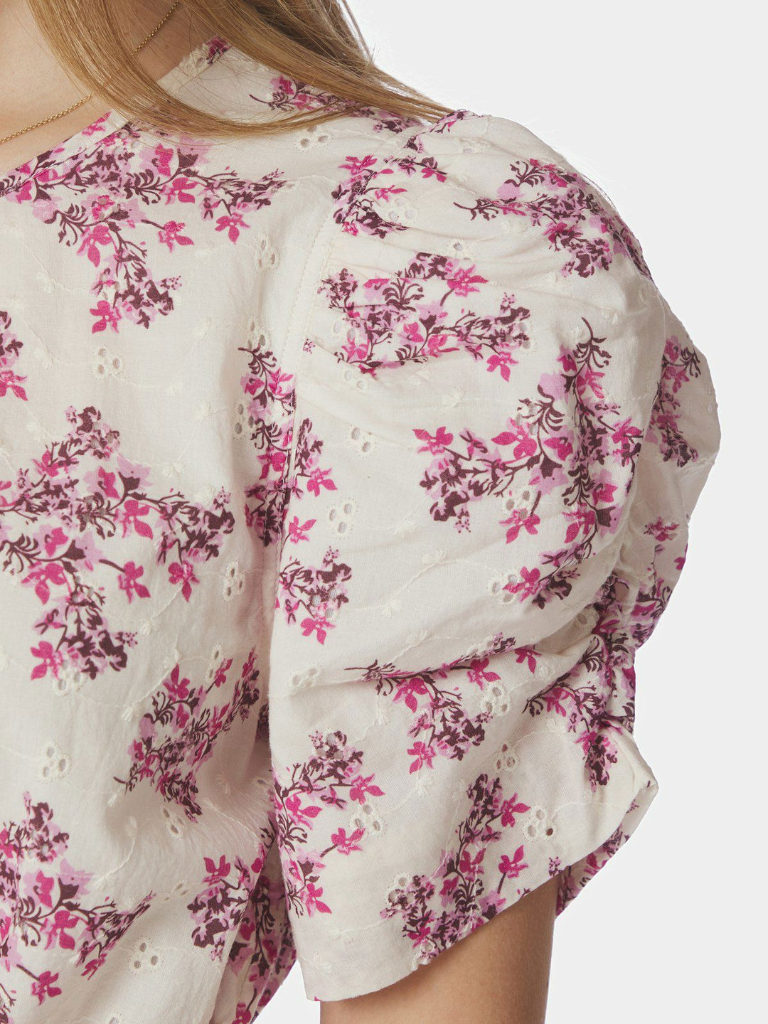 Annitas Starling Flower Dress  Fuchsia