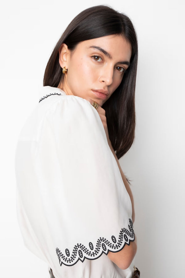 Jane Blouse  Cream