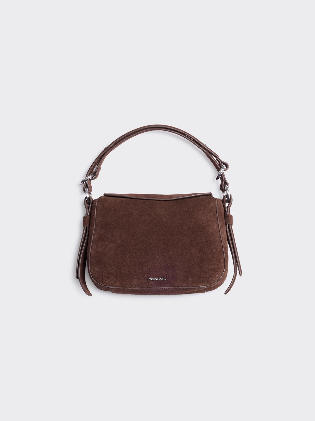 Bud Midi Suede Bag  Brown
