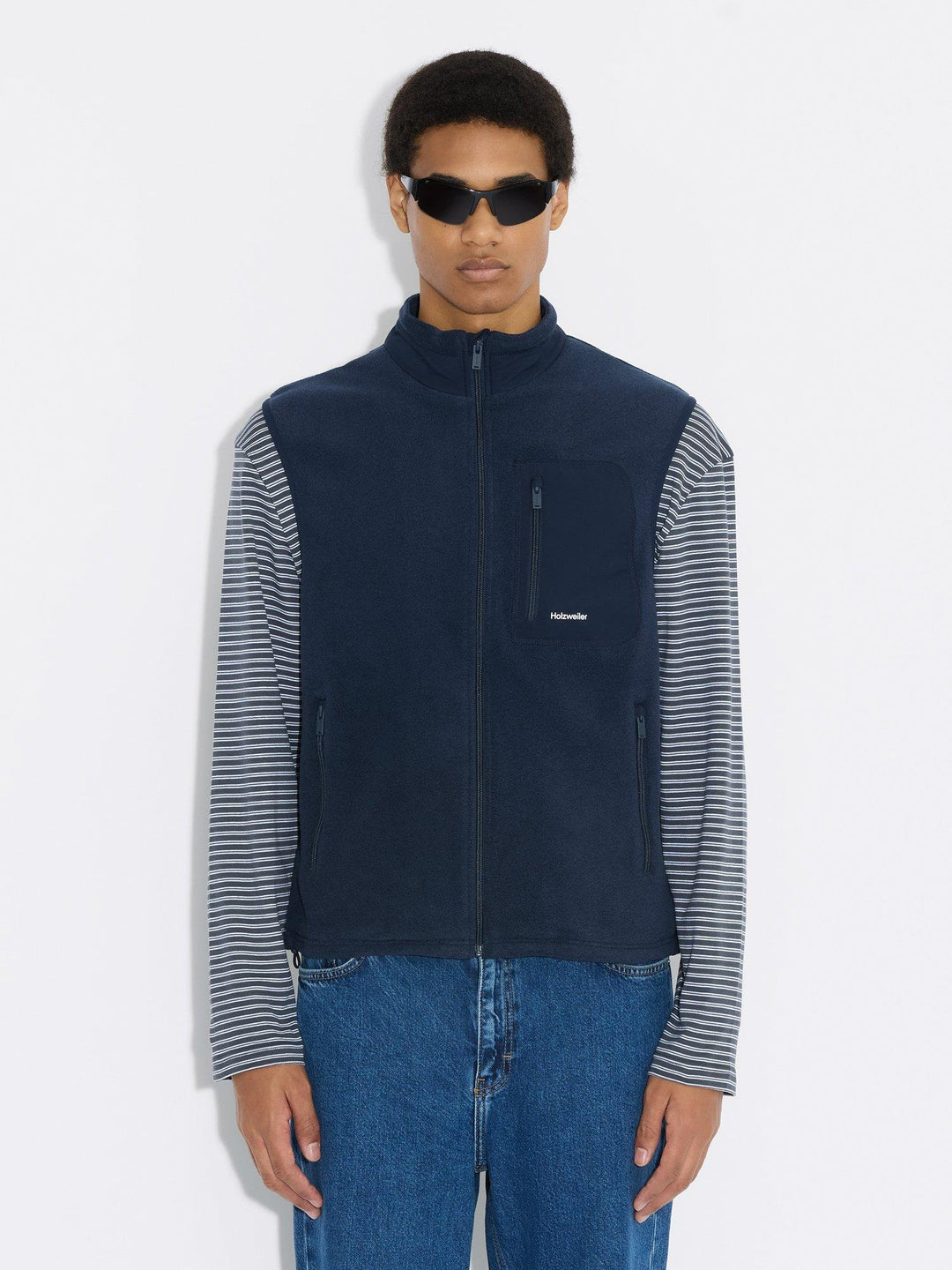 Dovre Fleece Vest  Dk. Navy