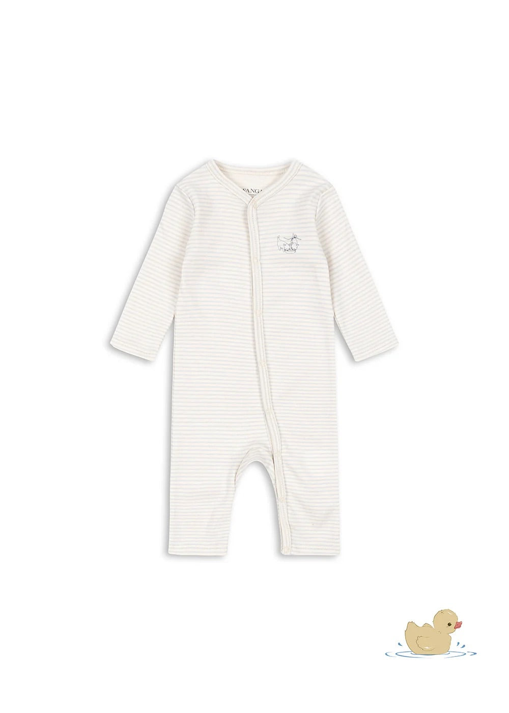 FIO ONESIE OCS  Tea Stripe Gray Dawn