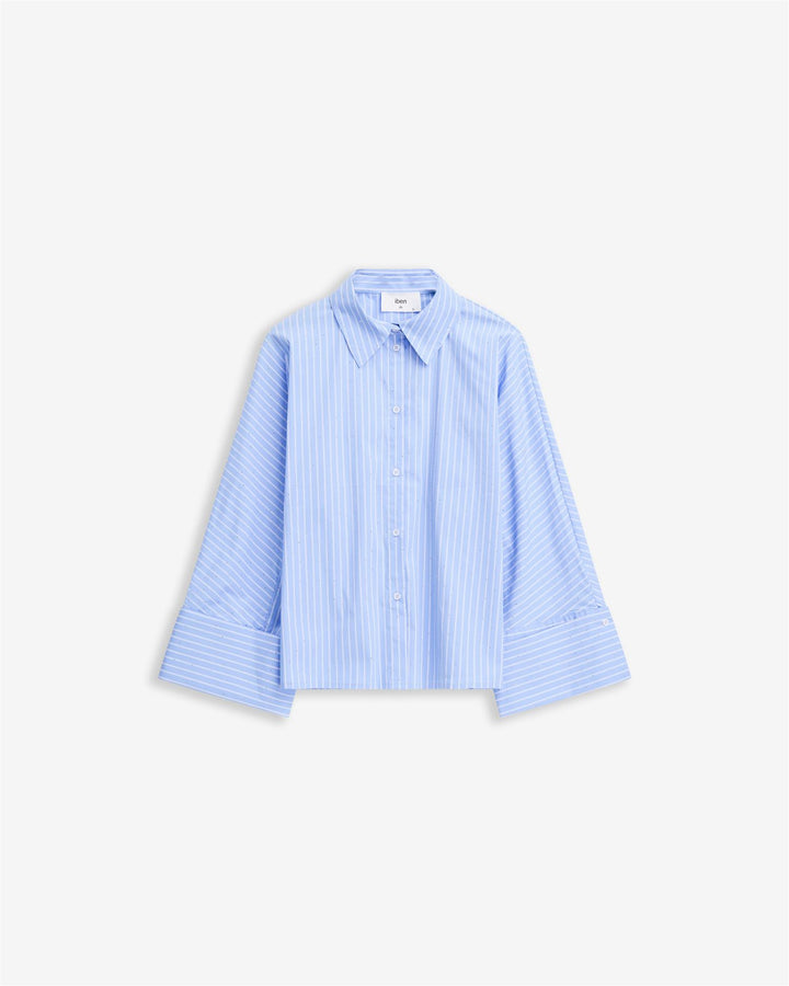 ATARI EMBELLISH SHIRT  Blue Stripe