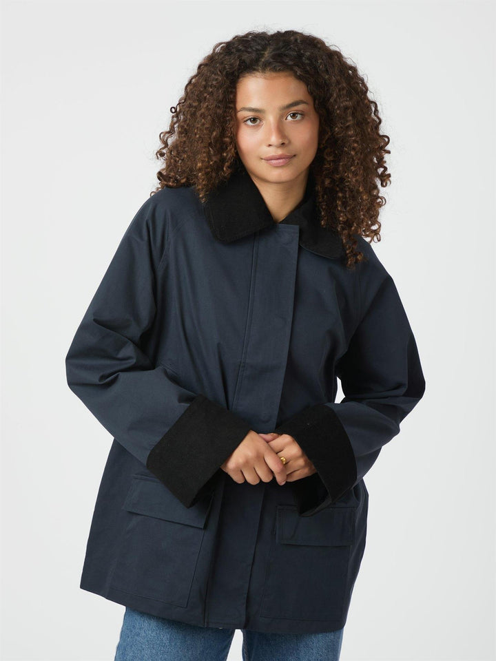Anastacia Cord Jacket  Navy