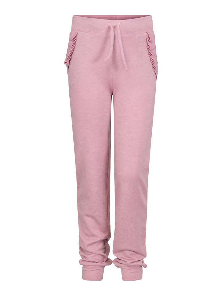 Nanna bukse i merinoull og bambus  Light Mauve