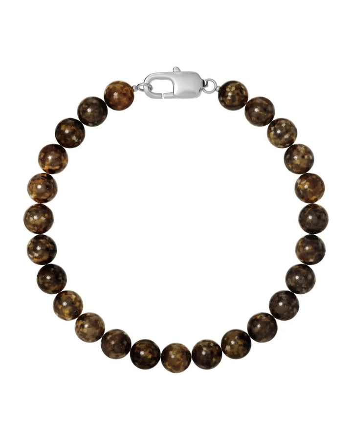Avery Bracelet Brown Steel  Brown