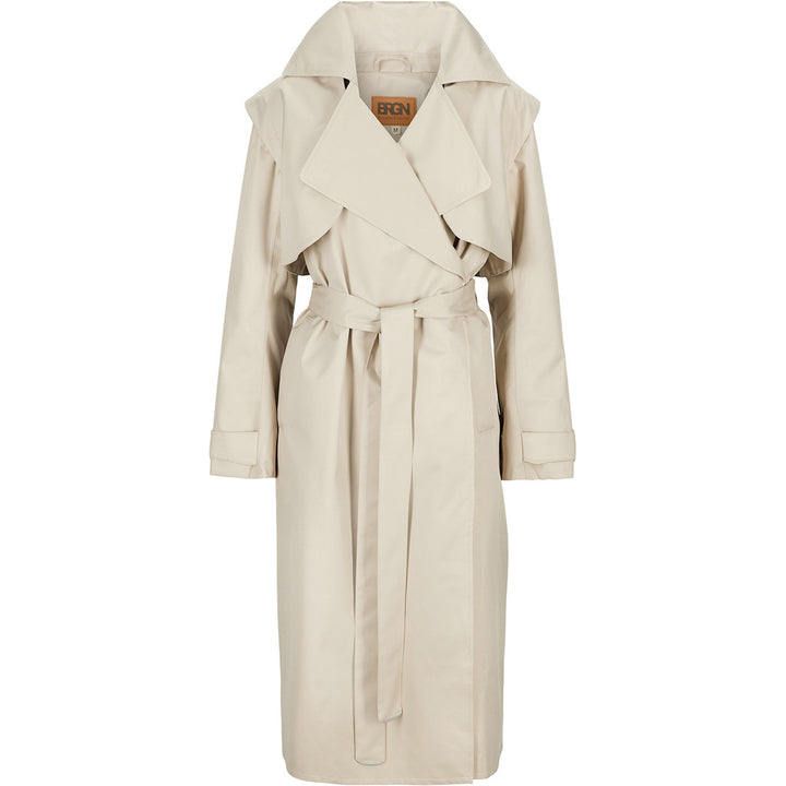 Regndråpe Trench Coat  Sand