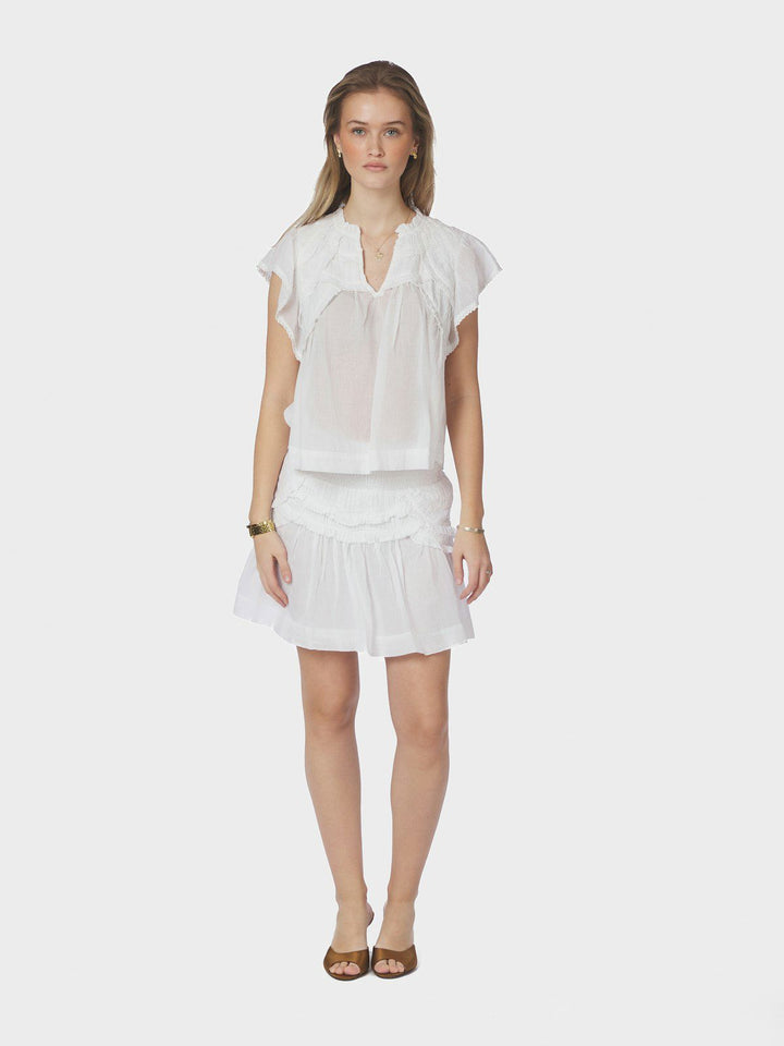 Maliah S Voile Skirt  White