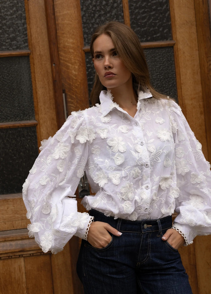 Anaya Shirt Ivory Atelier  Ivory Atelier