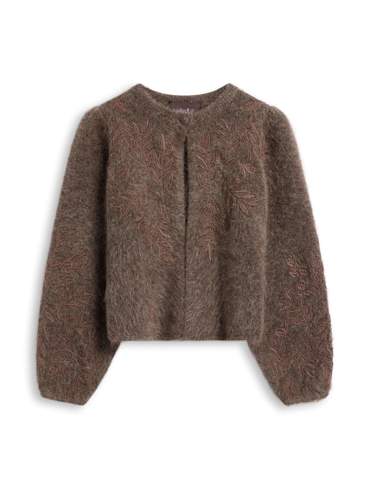 Amie Chunky Cardigan  Brown
