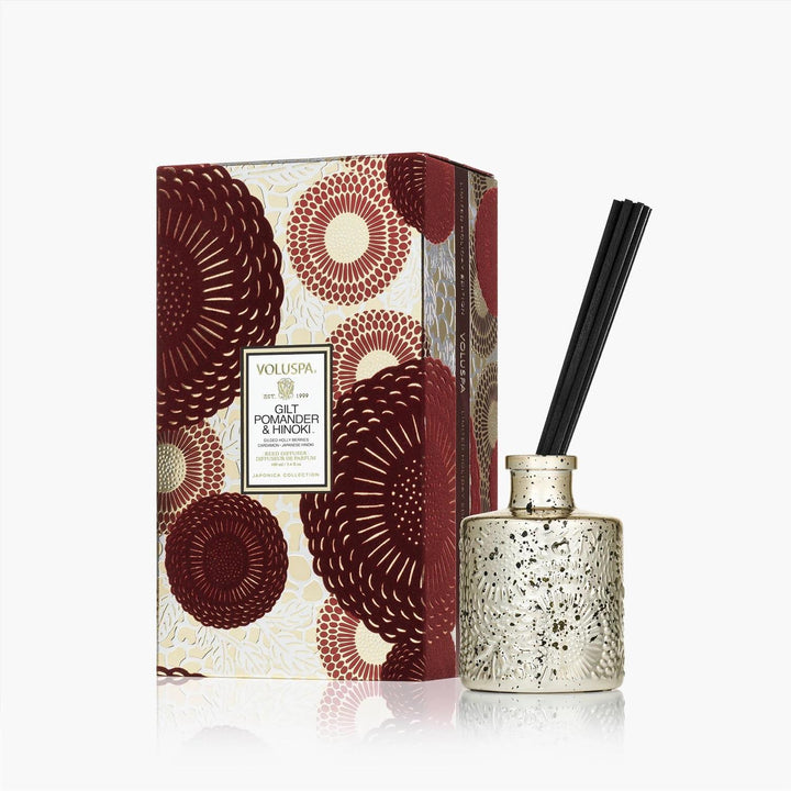 REED DIFFUSER  Gilt Pomander & Hinoki