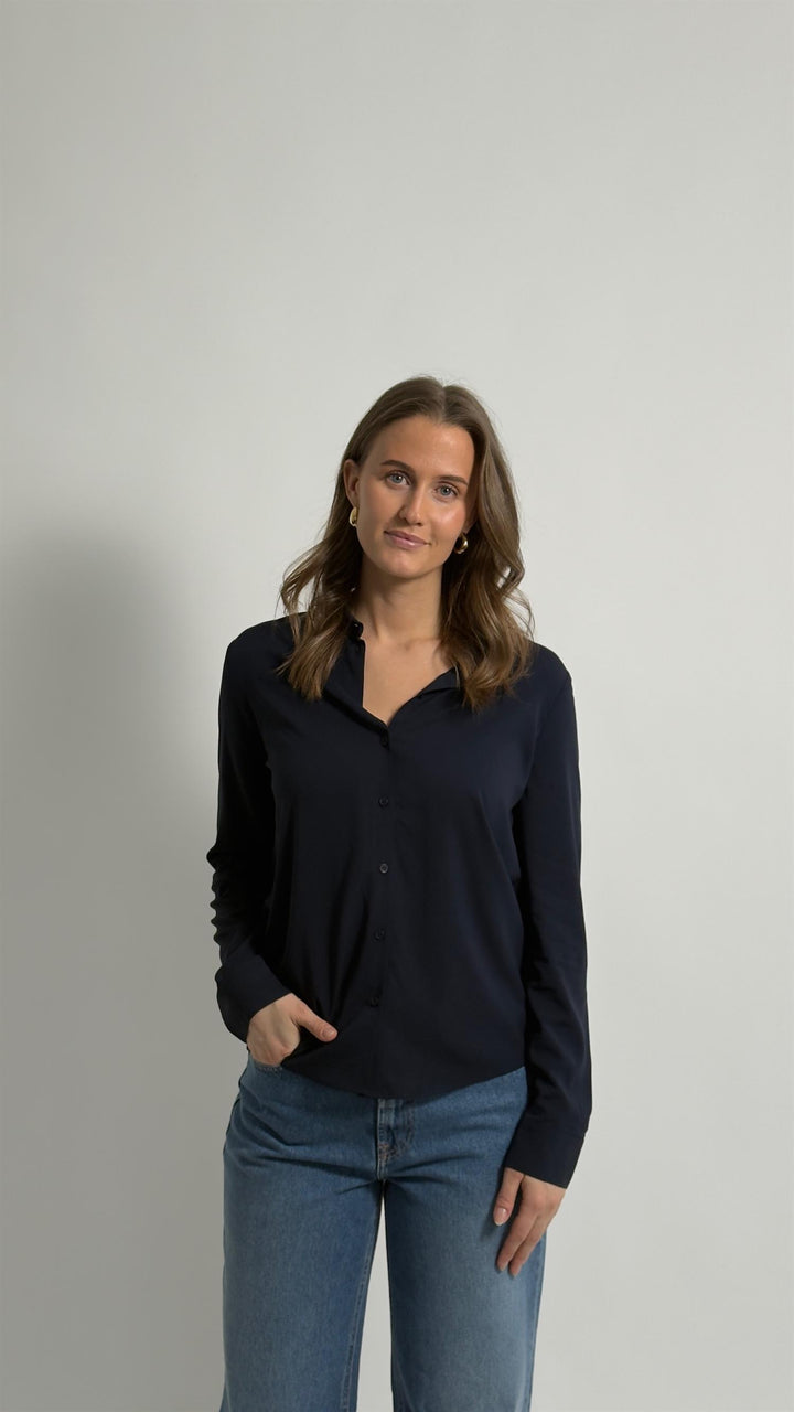 Milly np shirt 9942  Dark Sapphire