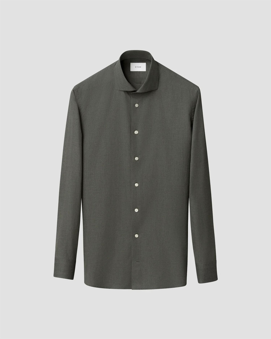 Solid Signature Flannel Shirt  Dark Green