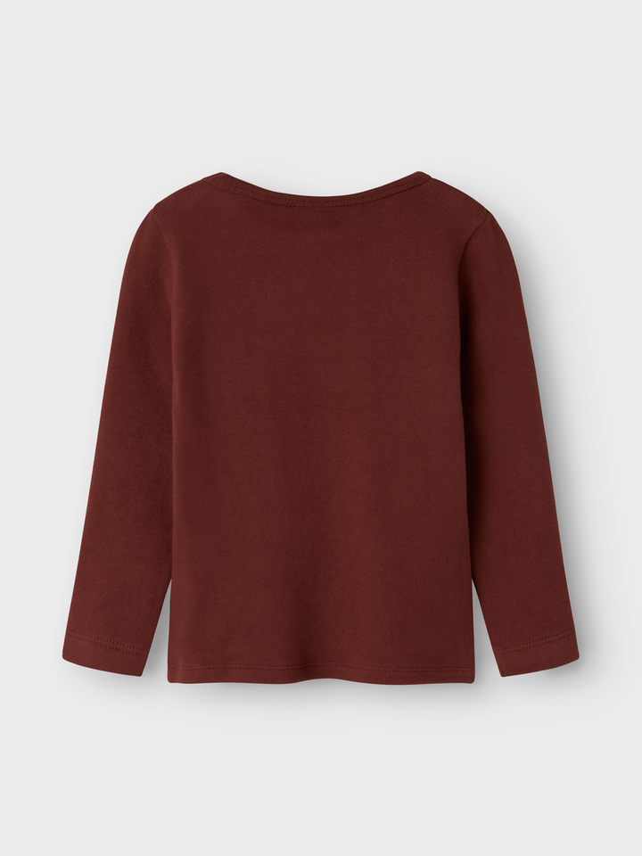 NMFTHORA HIR LS SLIM TOP LIL  Mellombrun