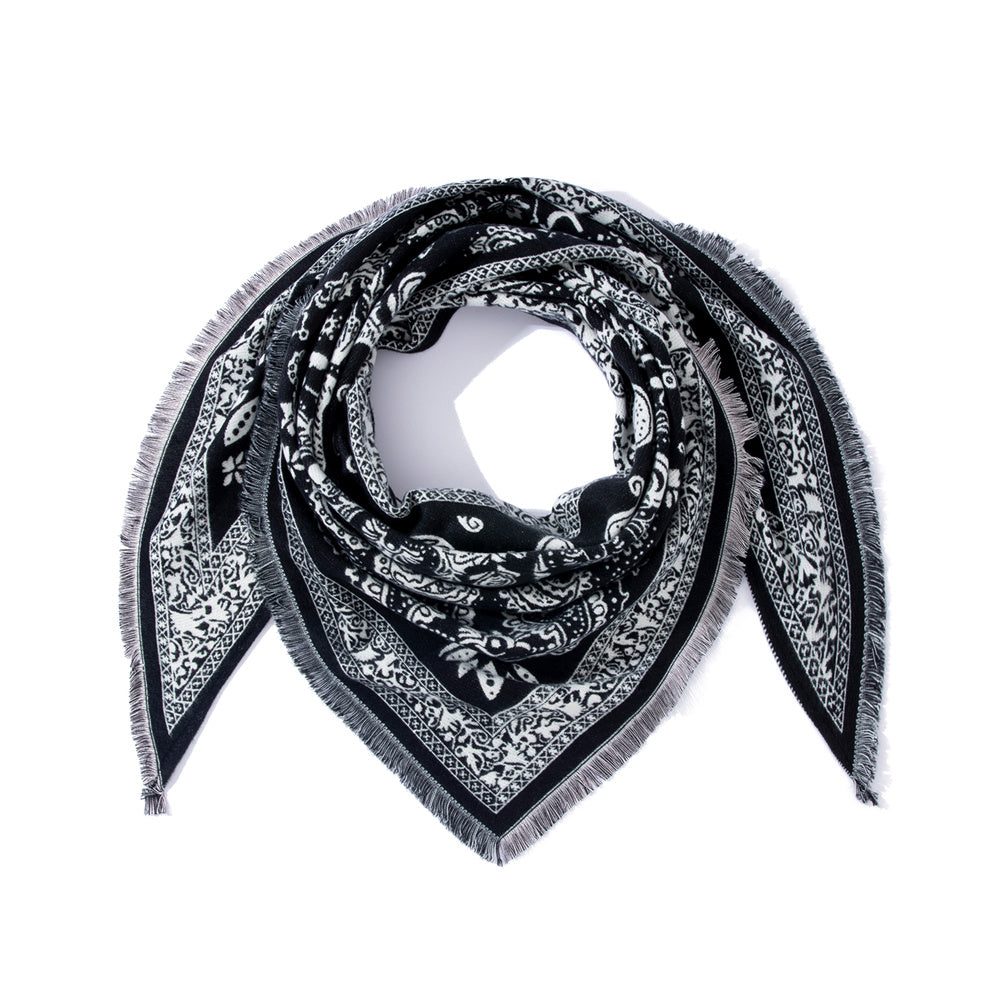 Nepal Rag Sjal Sort