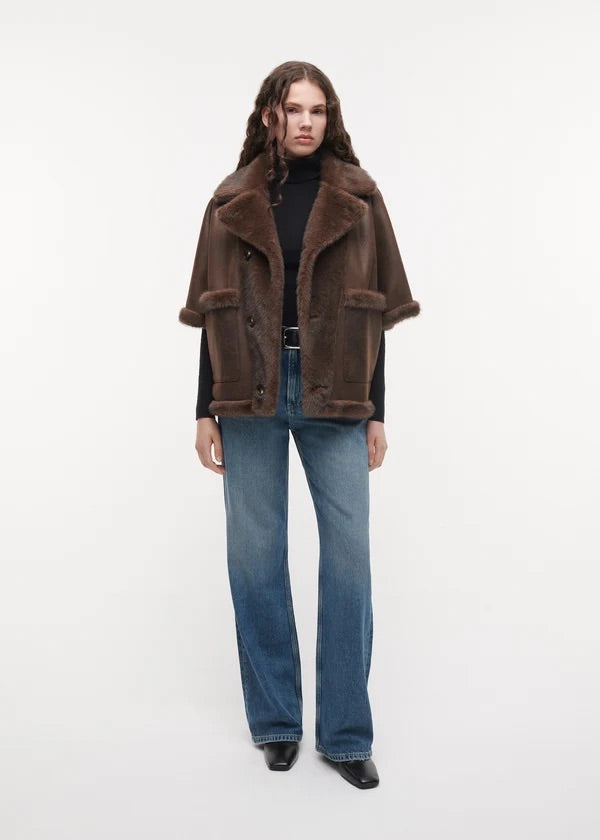 CLARA FAUX MINK  Choco