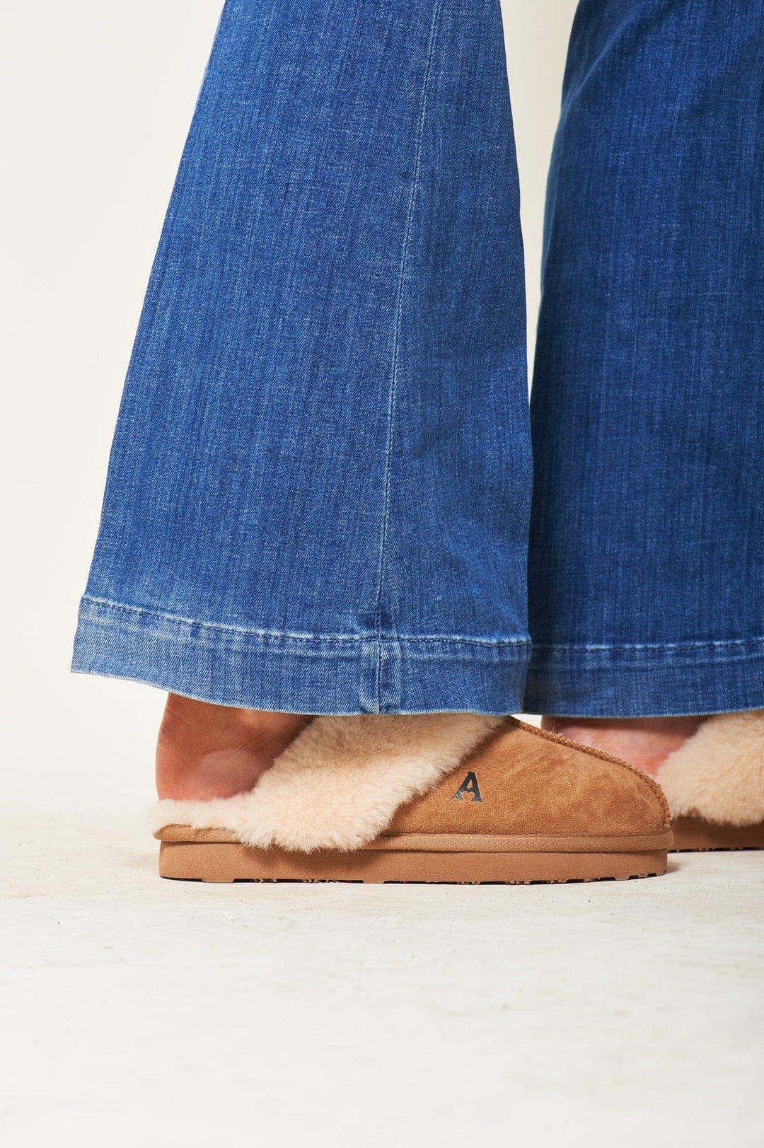 Shearling Slippers  Chestnut
